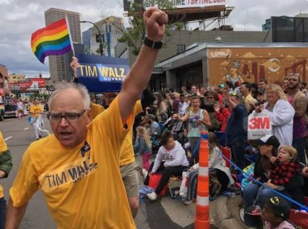 Tim Walz Retards on Parade Blank Meme Template
