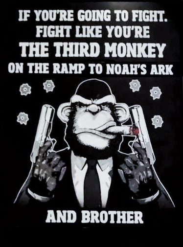 Monkey goes hard Blank Meme Template