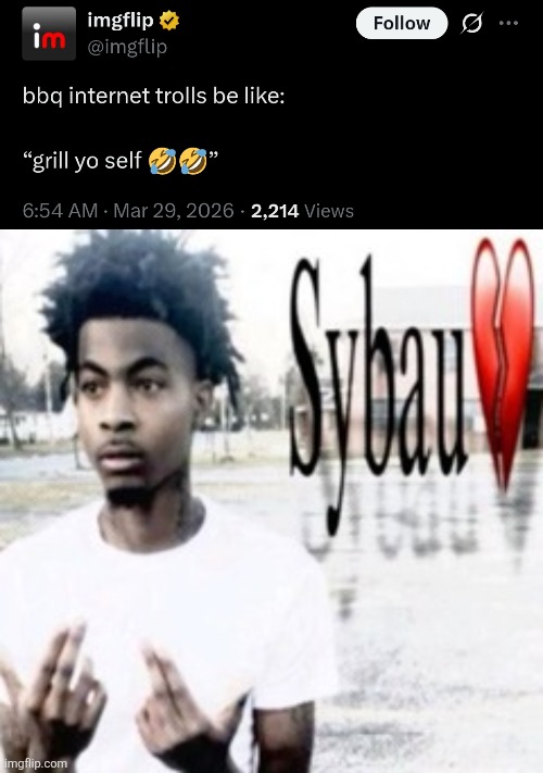 flay the intern who posted ts | image tagged in sybau | made w/ Imgflip meme maker