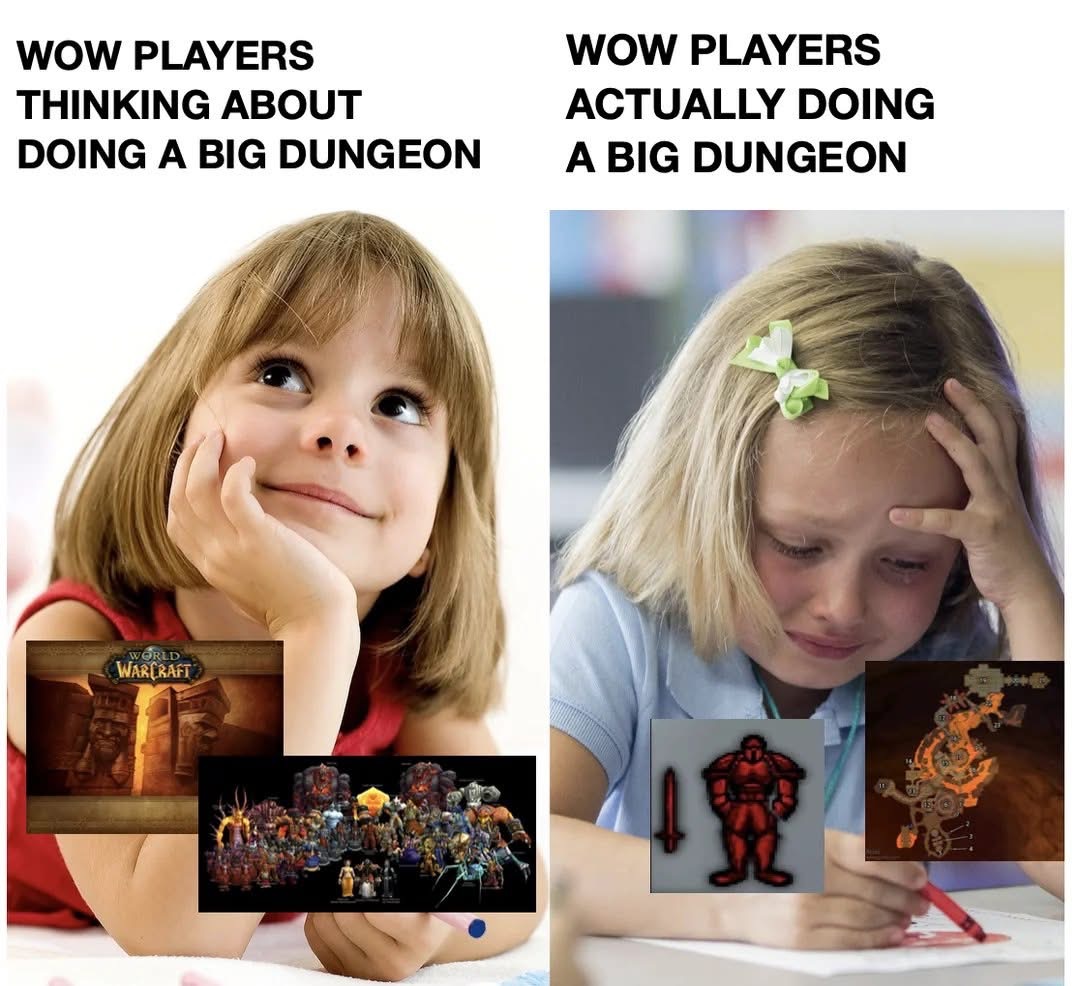 Wow midnight Blank Meme Template