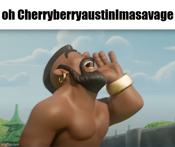 oh cherryberry Blank Meme Template