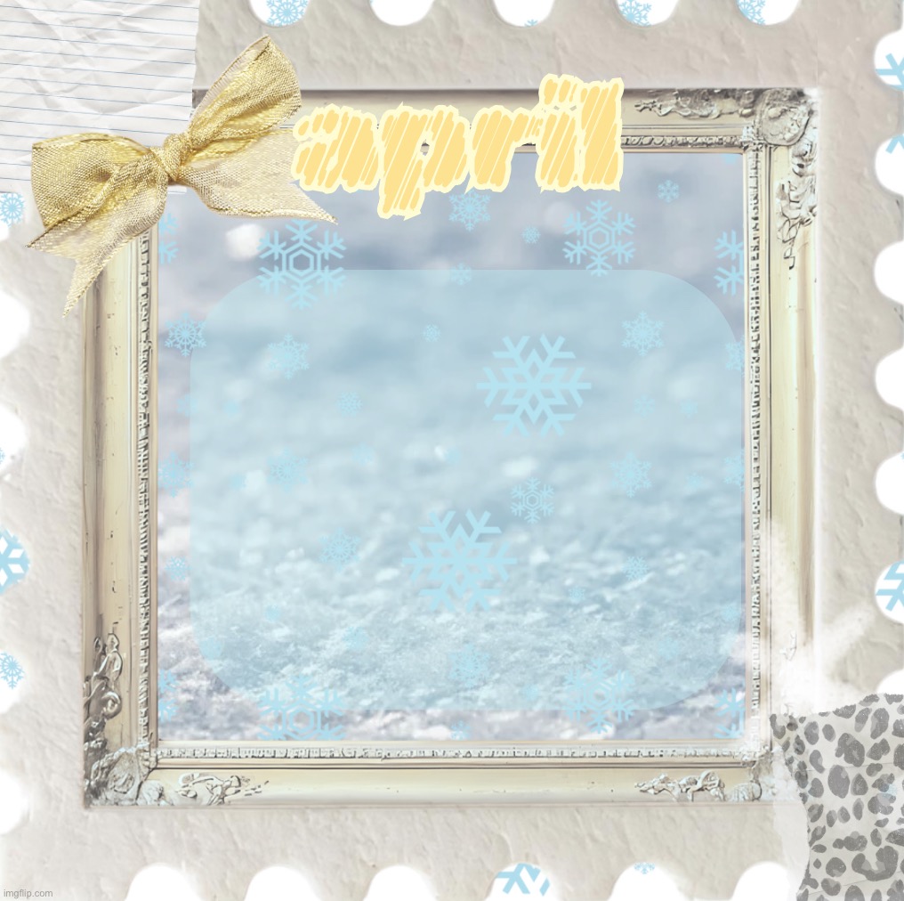 High Quality April’s template made by Shira Blank Meme Template