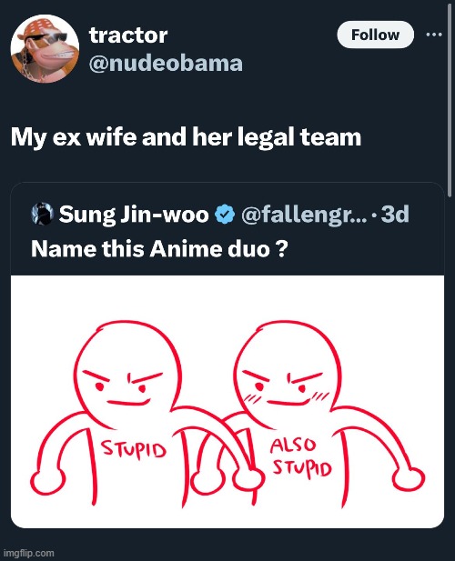 made w/ Imgflip meme maker