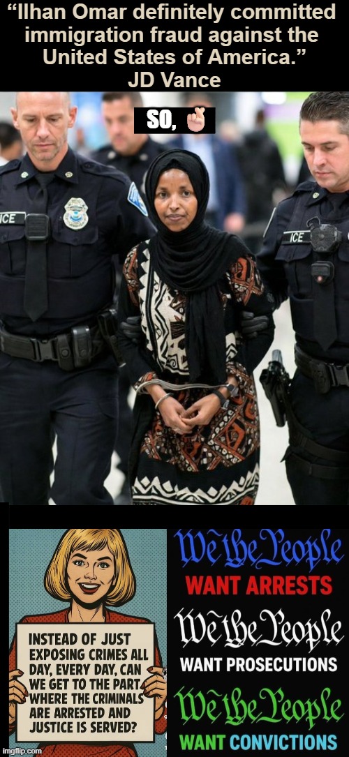 If proven true, it's time for a trip back to Somalia (along with her fellow fraudsters).... | “Ilhan Omar definitely committed 
immigration fraud against the 
United States of America.”
JD Vance; So, 🤞🏻 | image tagged in bye bye,immigration,fraud,america deserves better,minnesota,you know the rules and so do i say goodbye | made w/ Imgflip meme maker