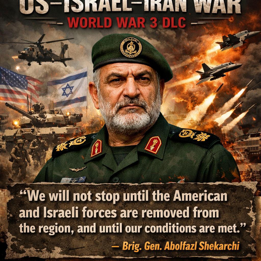 US–Israel–Iran War (World War 3 DLC) Blank Meme Template