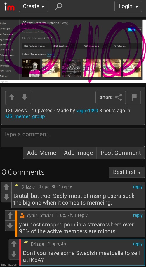 Swedish meatballs at IKEA | made w/ Imgflip meme maker