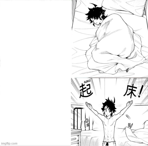 Ichi the Witch I sleep Blank Meme Template