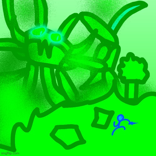 Xannerfradux, Goliath of the Green Screen (vs. Bluescreen Warrior) | made w/ Imgflip meme maker