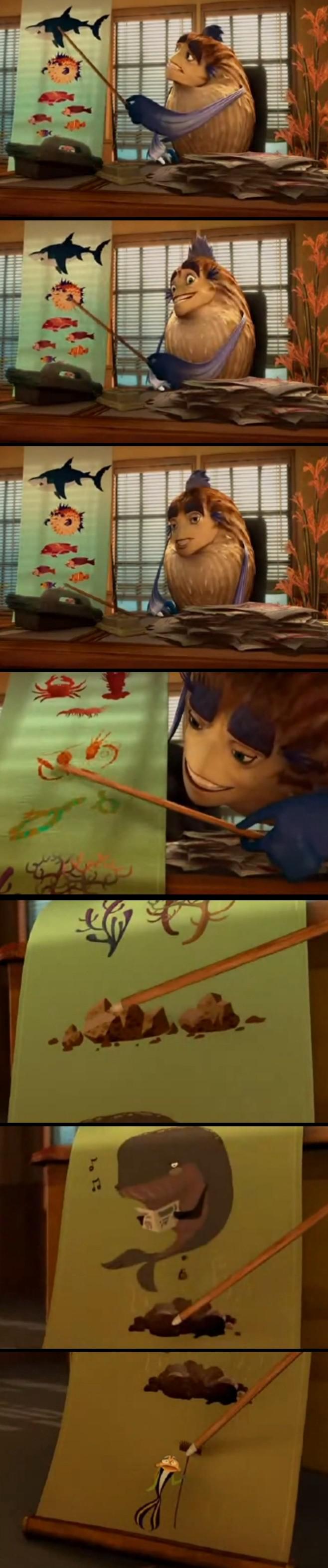 Whale Wash Pecking Order Blank Meme Template