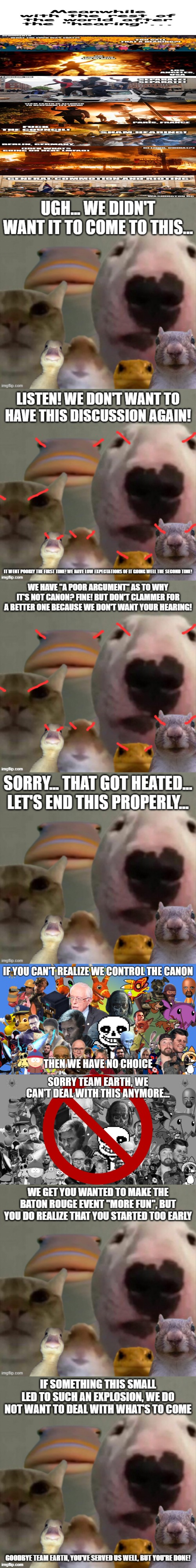 A Final Message to Team Earth | made w/ Imgflip meme maker