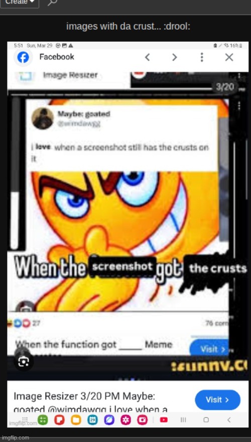 More crust | made w/ Imgflip meme maker