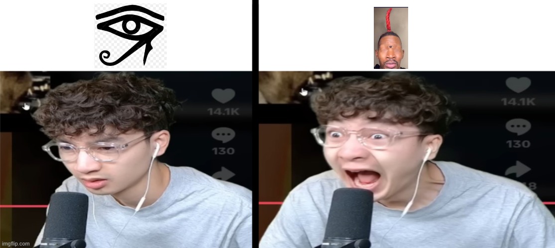eye of ra/rah | image tagged in elevenz laughing template,2026,brainrot,elevenz | made w/ Imgflip meme maker