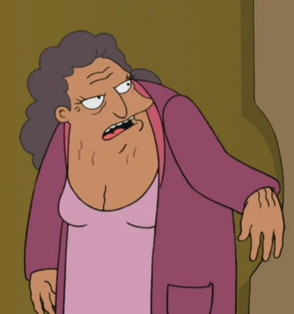 Futurama cat lady Blank Meme Template