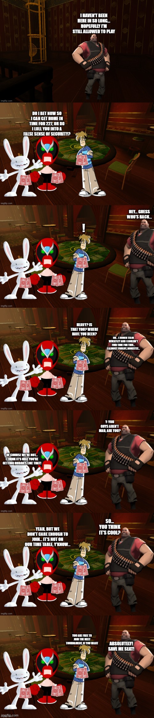 Heavy meets some old friends | made w/ Imgflip meme maker