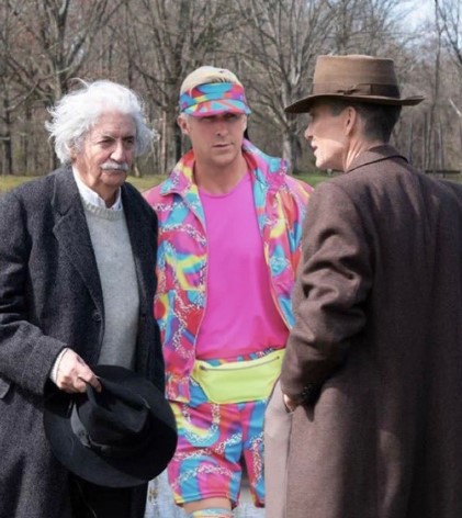 Barbie Ken colorful Blank Meme Template