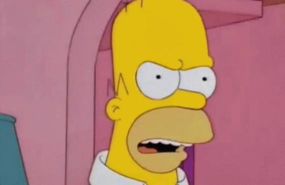 Homer Simpson Angry Blank Meme Template