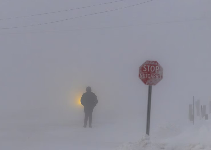 cold stop sign Blank Meme Template