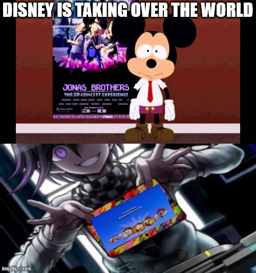 God has abandoned us | image tagged in who reacts to mickey mouse's evil plan | made w/ Imgflip meme maker