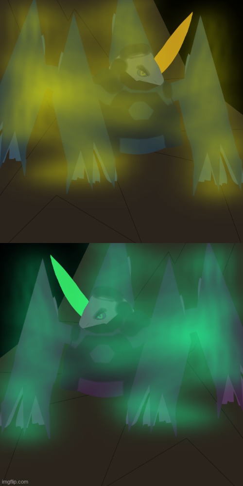 Qarofan Ryperior a Steel and Electric. Rhyhorn Evolves into Qarofan Ryperior using a Thunder Stone | made w/ Imgflip meme maker