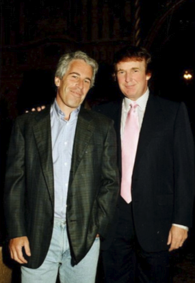 Donald and Epstein Blank Meme Template