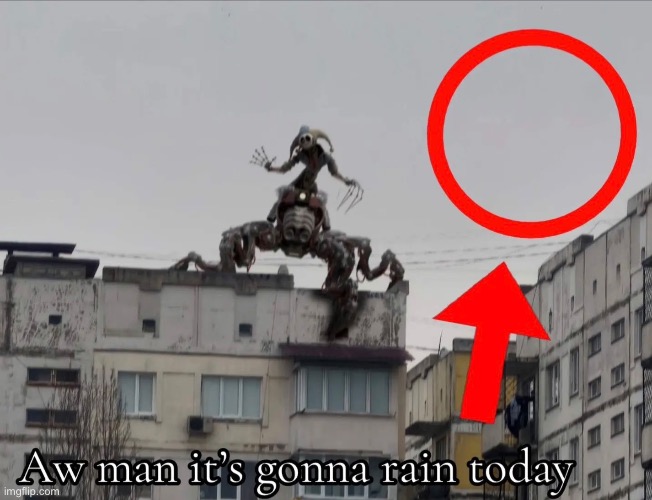 aw man it’s gonna rain today | made w/ Imgflip meme maker