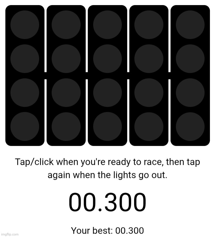 00.300 Milliseconds On F1 Reaction Time: I'm Really F1 Driver? | image tagged in f1,formula 1,reaction | made w/ Imgflip meme maker