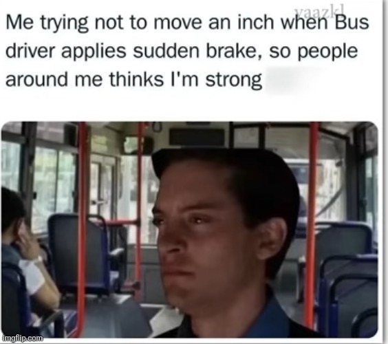 image tagged in relatable,bus,bus driver,break,strong,aura | made w/ Imgflip meme maker