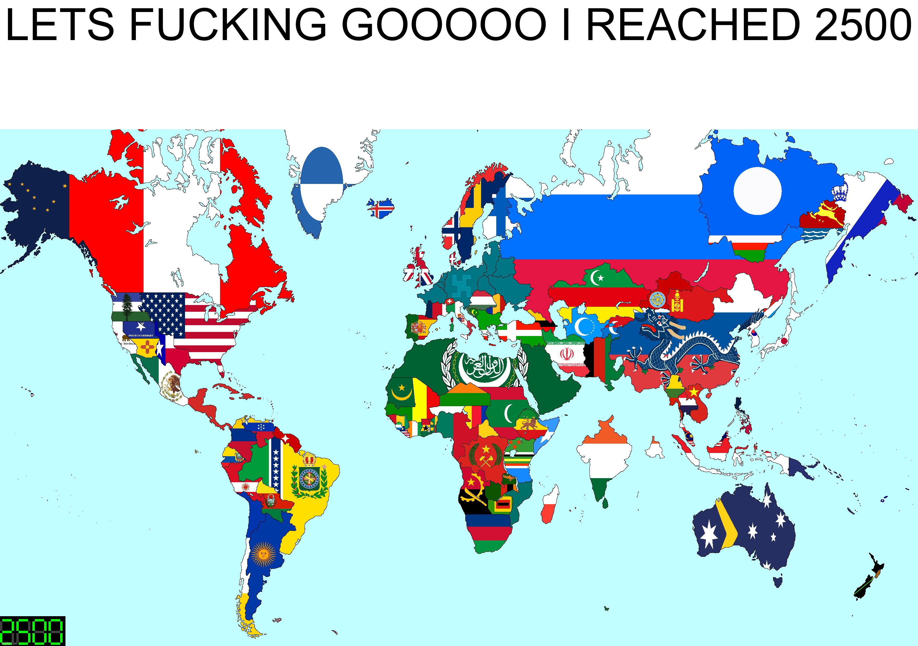 LETS FUCKING GOOOOO I REACHED 2500 | made w/ Imgflip meme maker