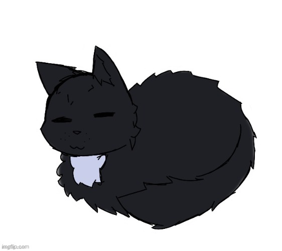 Credit to: https://imgflip.com/user/AnActualAPosingAlien For Making this Art of My Cat | made w/ Imgflip meme maker