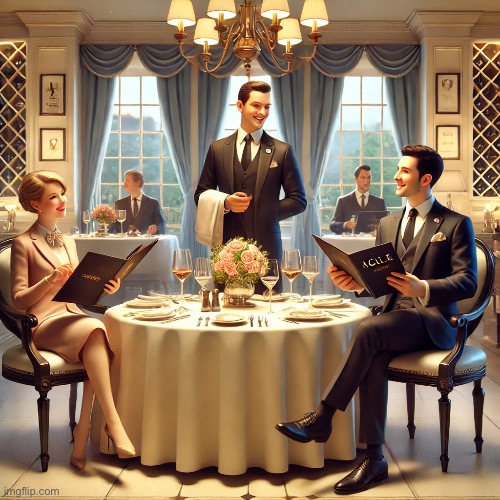 Fancy Dinner | image tagged in fancy dinner | made w/ Imgflip meme maker