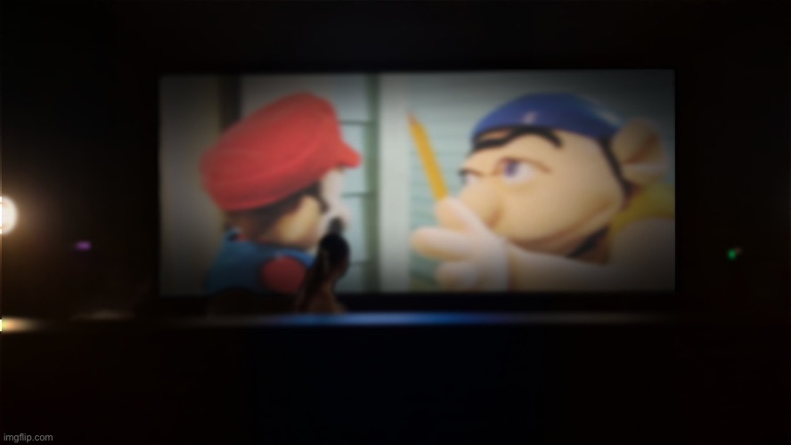 mario galaxy movie leak | made w/ Imgflip meme maker