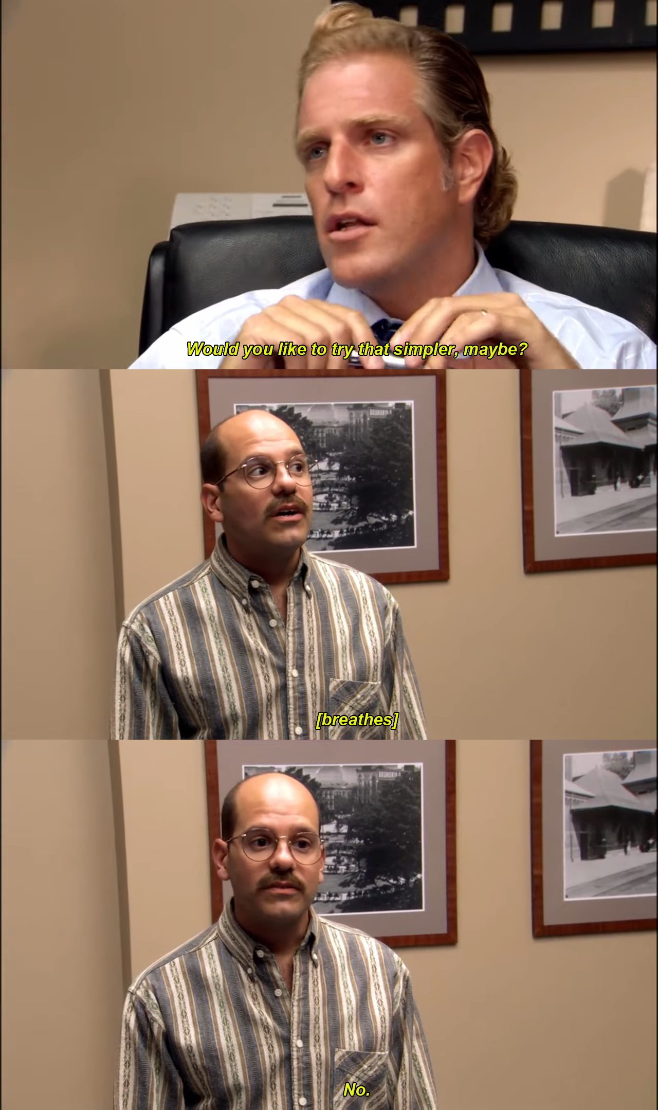 Do You Want to Try It Simpler? Blank Meme Template