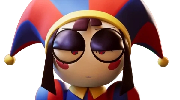 Tired Pomni Blank Meme Template