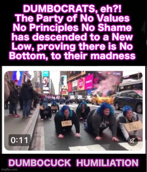 Advertising Their Disgusting Self-Degradation | image tagged in memes,lefty is looney,we r all sick of leftys disgraceful theatrics,so u fjb voters kissmyass n run off tohell,pos cockroaches | made w/ Imgflip meme maker