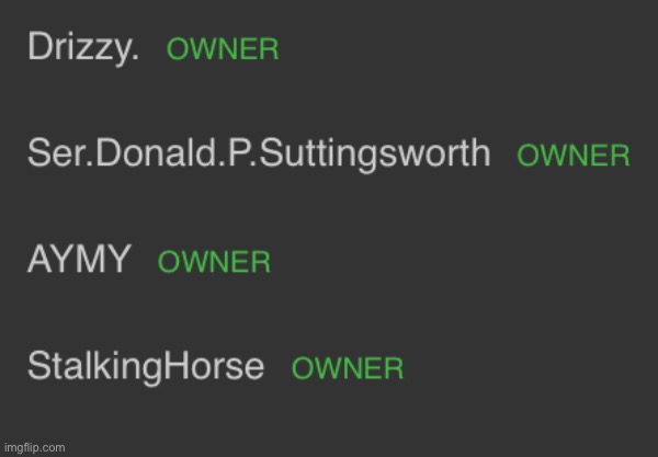 all owners in one inage | made w/ Imgflip meme maker