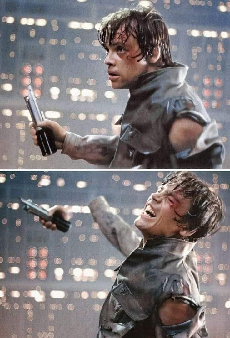 Give Luke Skywalker a Hand Blank Meme Template