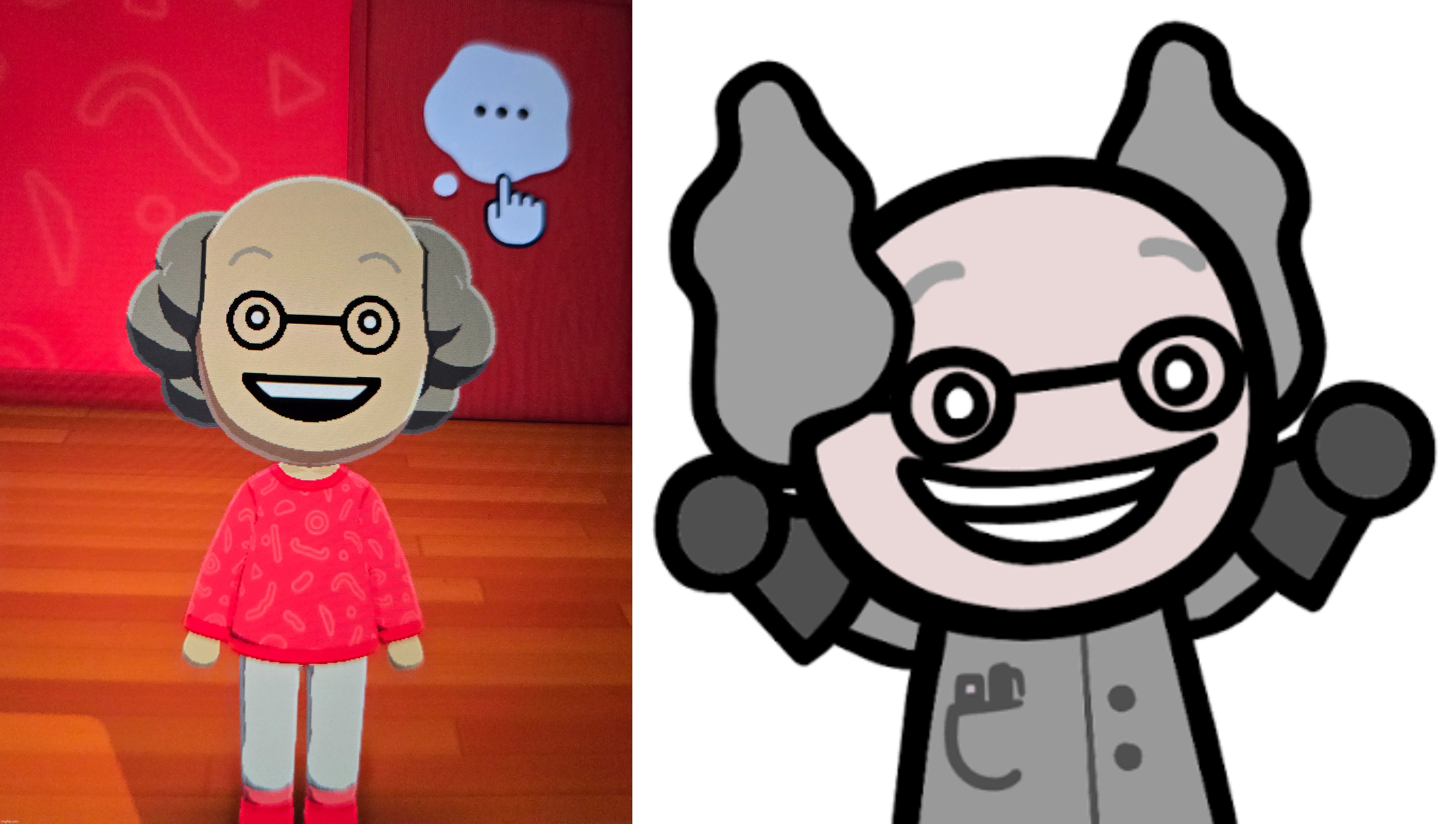 Made my Dr. Beanies Mii much better | made w/ Imgflip meme maker