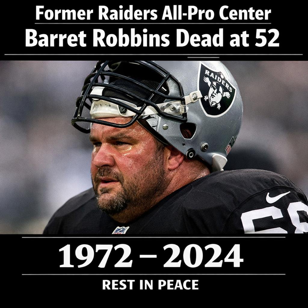 Former Raiders All-Pro center Barret Robbins Blank Meme Template
