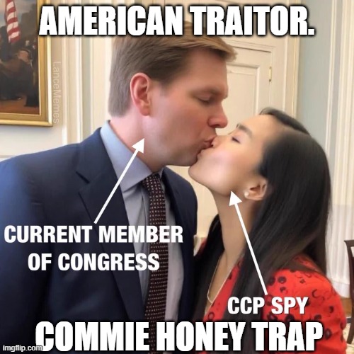 Commie Jane has Nothing on Falwell | American Traitor. Commie Honey Trap | image tagged in commie jane has nothing on falwell | made w/ Imgflip meme maker