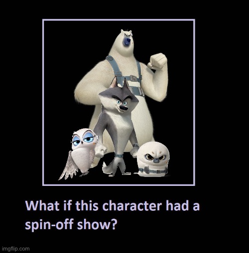 What If The North Wind had a spin-off show | image tagged in what if this character had a spin-off show,dreamworks,madagascar,penguins of madagascar,memes | made w/ Imgflip meme maker
