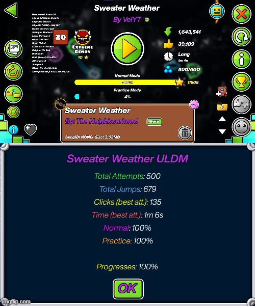 Sweater weather 500 attempts | made w/ Imgflip meme maker