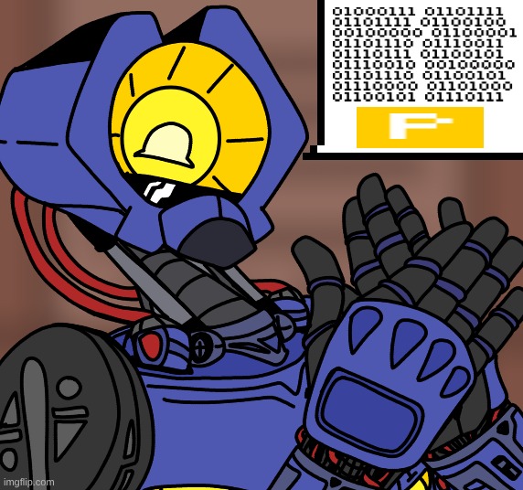 "GOOD ANSWER NEPHEW" (translated that into binary for ts btw) | made w/ Imgflip meme maker