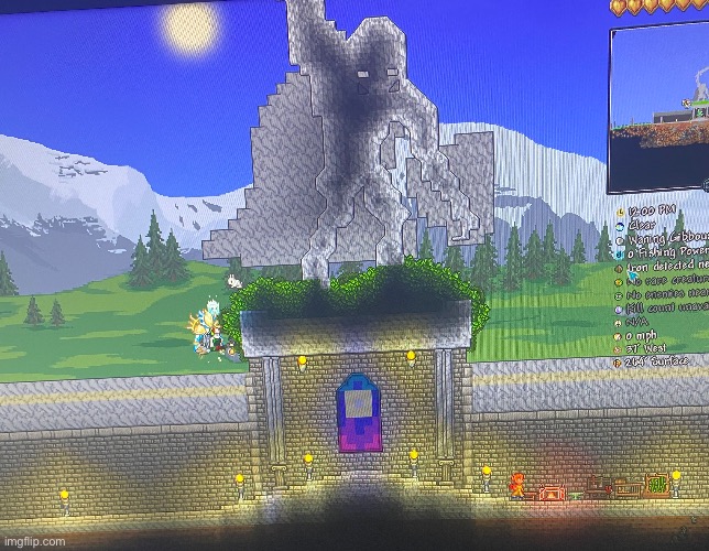 wip terraria spawn build | made w/ Imgflip meme maker
