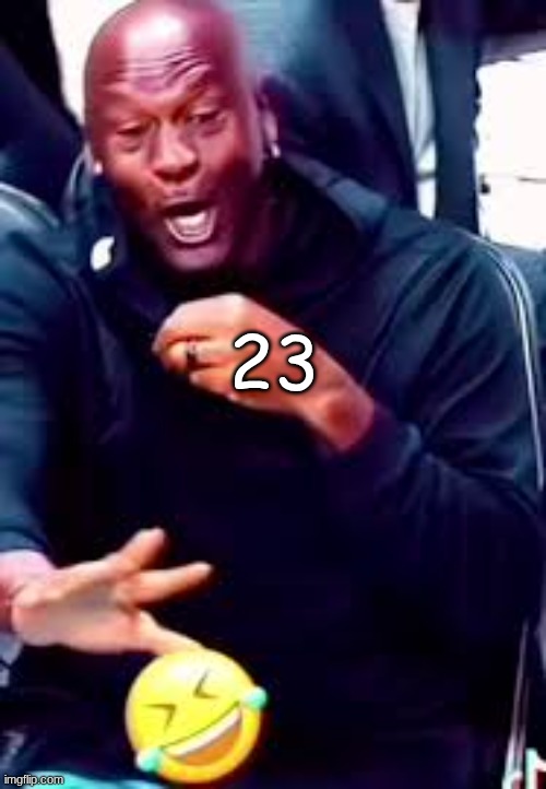 Michael Jordan No No No | 23 | image tagged in michael jordan no no no | made w/ Imgflip meme maker