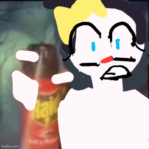 For fruity lemon | image tagged in maliciously sprays you with raid,remix | made w/ Imgflip meme maker