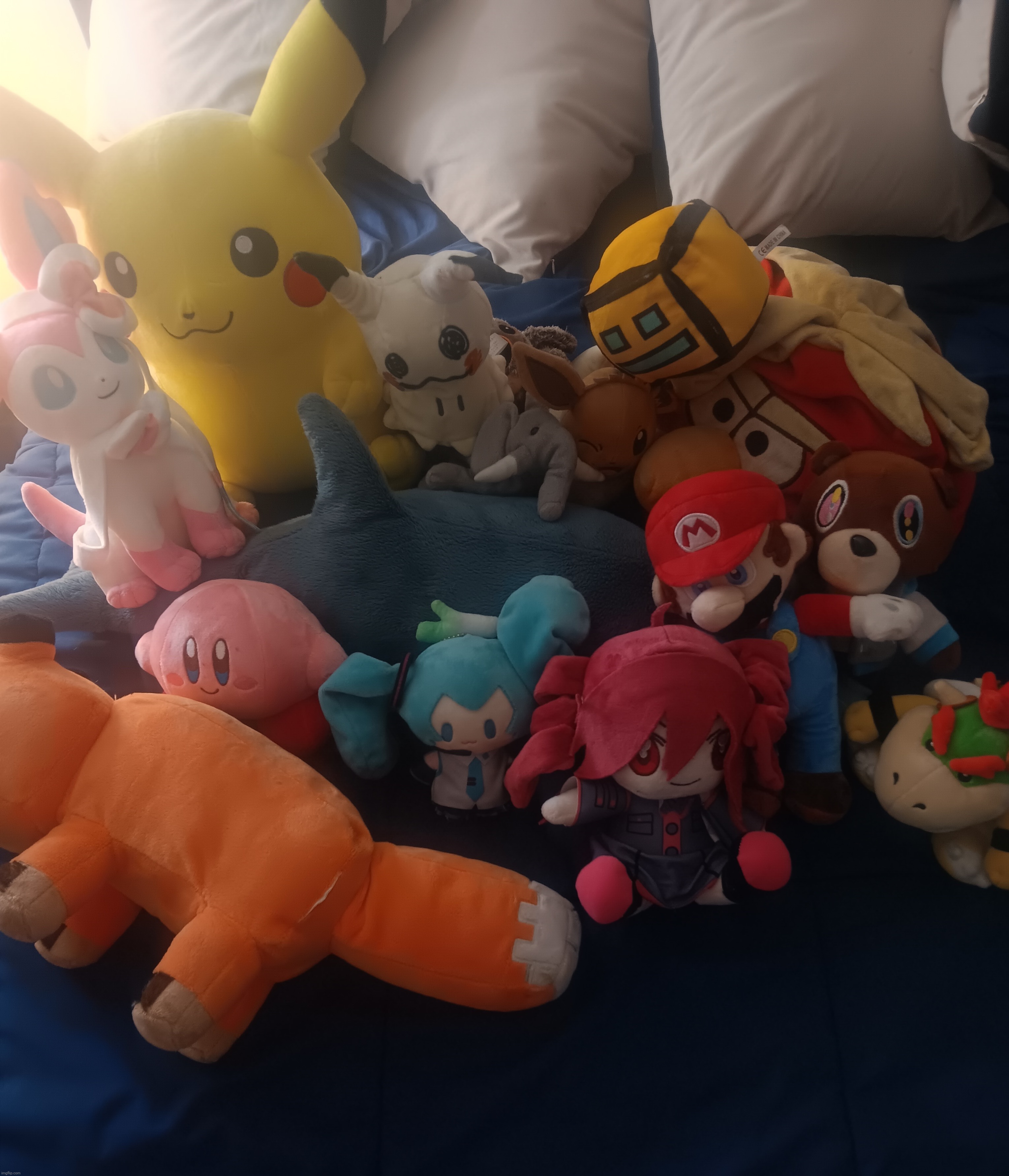 plushie collection | made w/ Imgflip meme maker