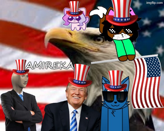 Amireka | Amireka | image tagged in murica patriotic eagle,memes,patriotism,eagle,american flag | made w/ Imgflip meme maker