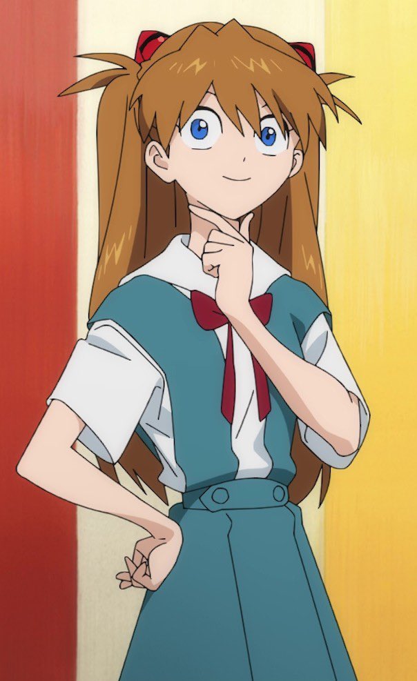 Asuka thinking Blank Meme Template