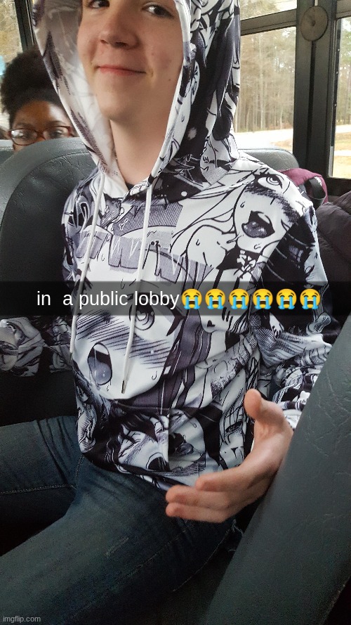 in  a public lobby😭😭😭😭😭😭 | made w/ Imgflip meme maker
