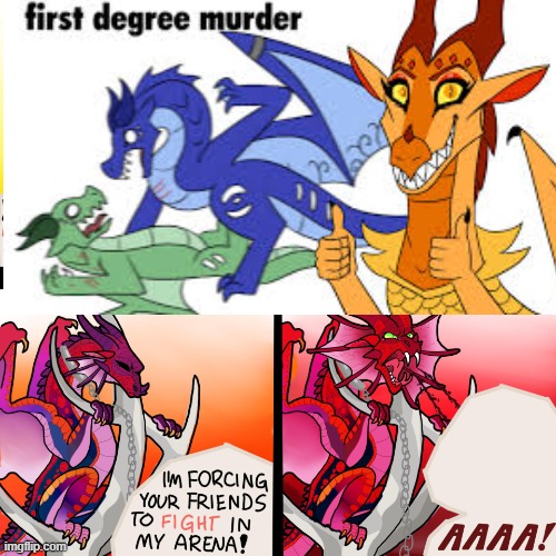 Queen scarlet made Glory mad | image tagged in queen scarlet made glory mad | made w/ Imgflip meme maker